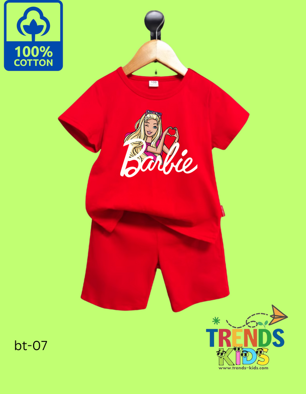 Baby & Kids Super Comfortable Red T-Shirt & Red Pants Set