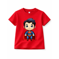 Kids Superhero Red T-Shirt Bangladesh Boys Cartoon Cotton Tee