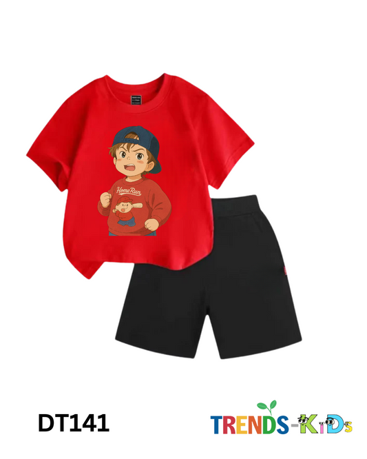 Trendy Pocket Combo – T-Shirt + Pant in One Cool Set!