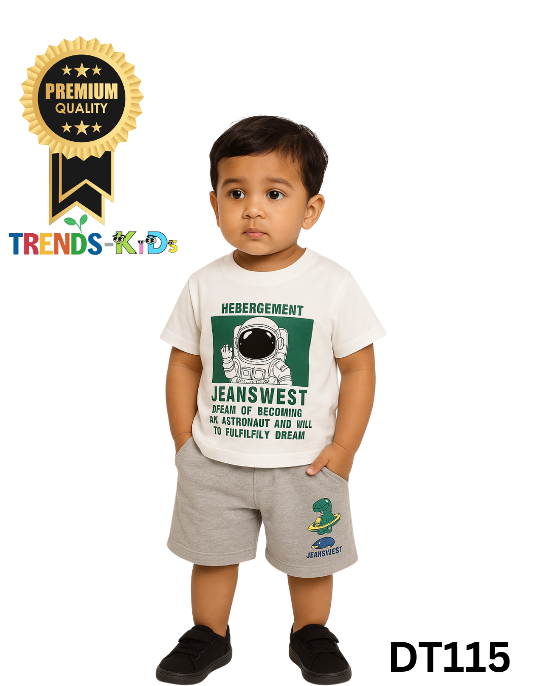 Astronaut Dreams Kids' T-Shirt & Shorts Set