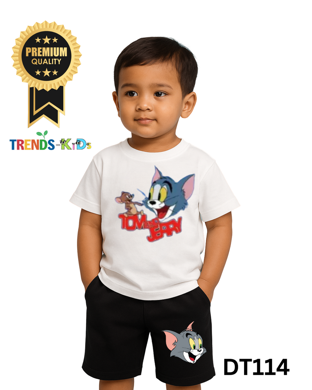 Tom & Jerry T-Shirt & Shorts for Kids