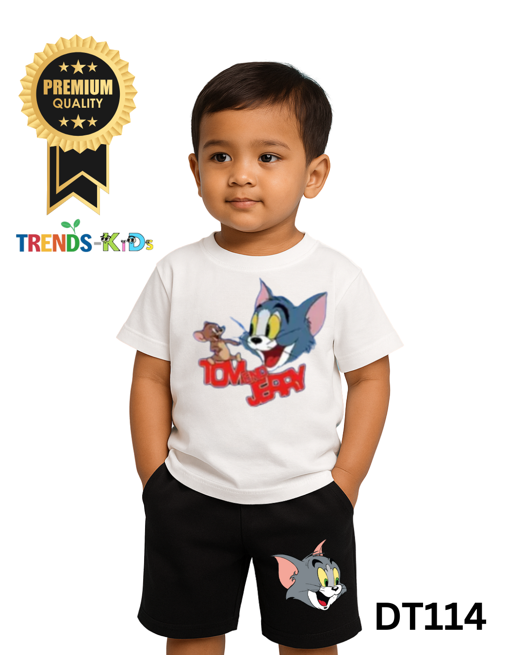 Tom & Jerry T-Shirt & Shorts for Kids