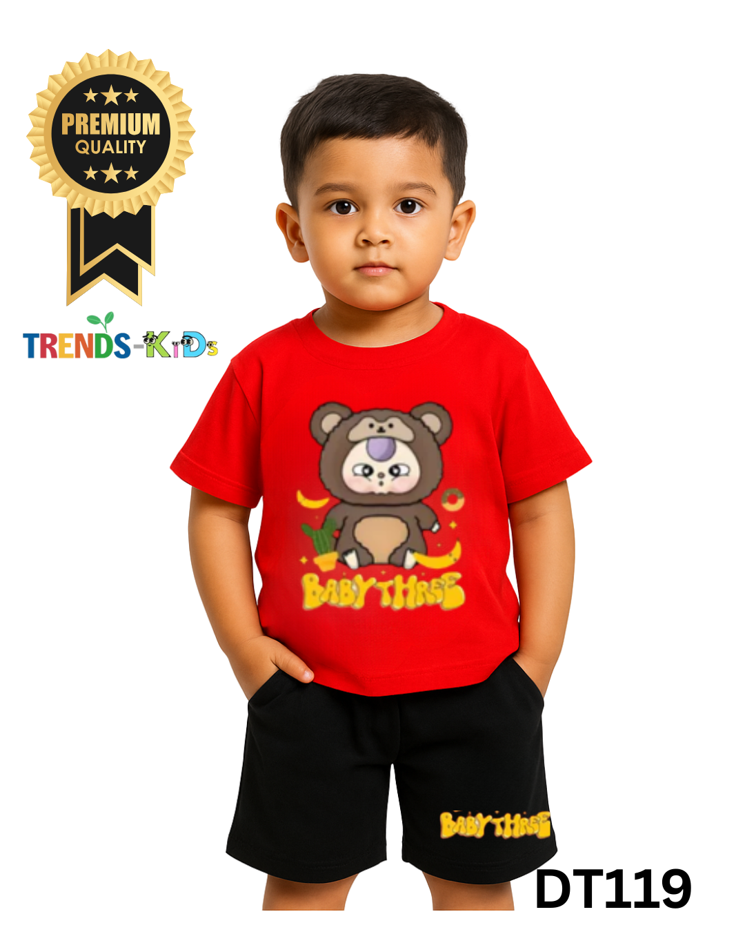 Easy Wear Kids Cotton T-Shirt & Shorts