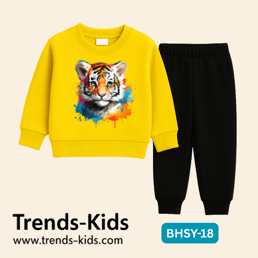 🐯 Tigers Sweatshirt & Trousers – Kids Boys & Girls