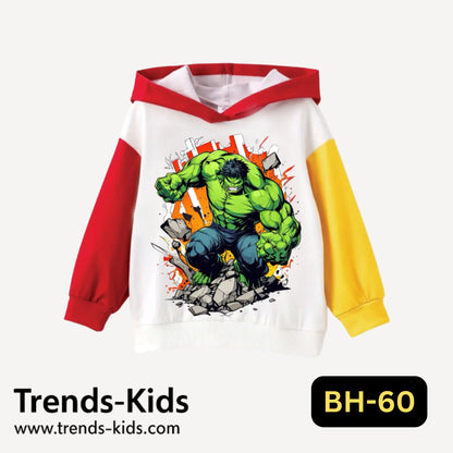 Hulk Body Builders Kids Hooded
