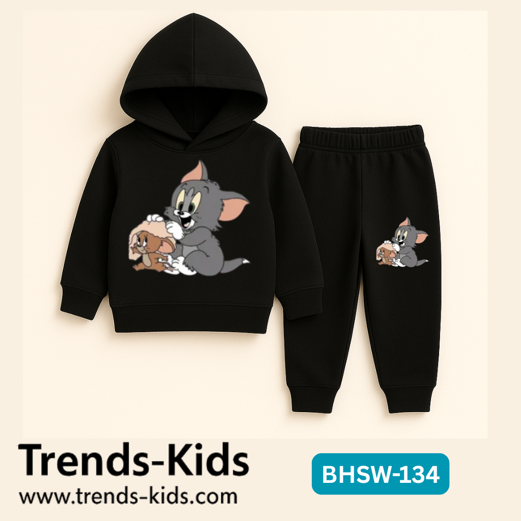 Tom & Jerry Kids'  Hooded touser  Boys & Girls Two-Piece Sets