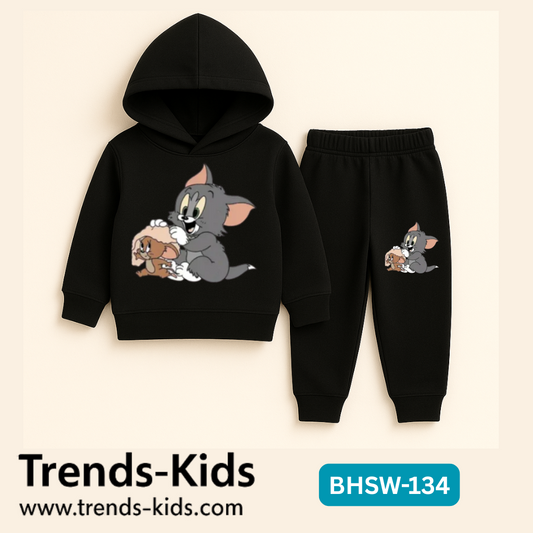 Tom & Jerry Kids'  Hooded touser  Boys & Girls Two-Piece Sets