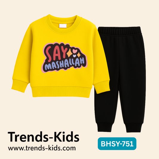 Say Mashallah Kids Sweatshirt & Jogger Set