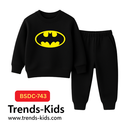 Batman Kids Boys & Girls Sweater And Trousers Two-Piece Sets