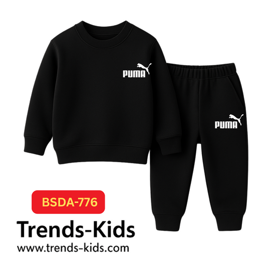 PUMA Sweater And Trousers Two-Piece Sets  Kids Boys & Girls