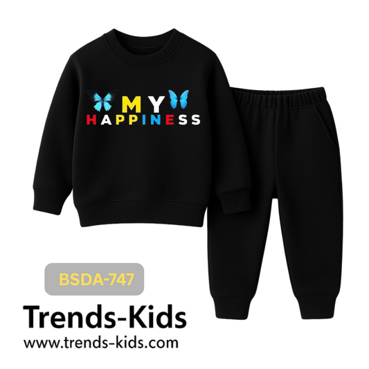 My Happiness Sweater And Trousers Two-Piece Sets  Kids Boys & Girls