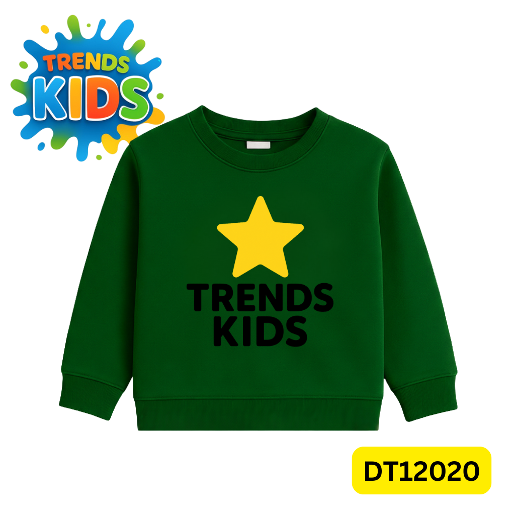 Kids Star Print Sweatshirt – Premium Cotton Winter Wear (6 Months–6 Years)