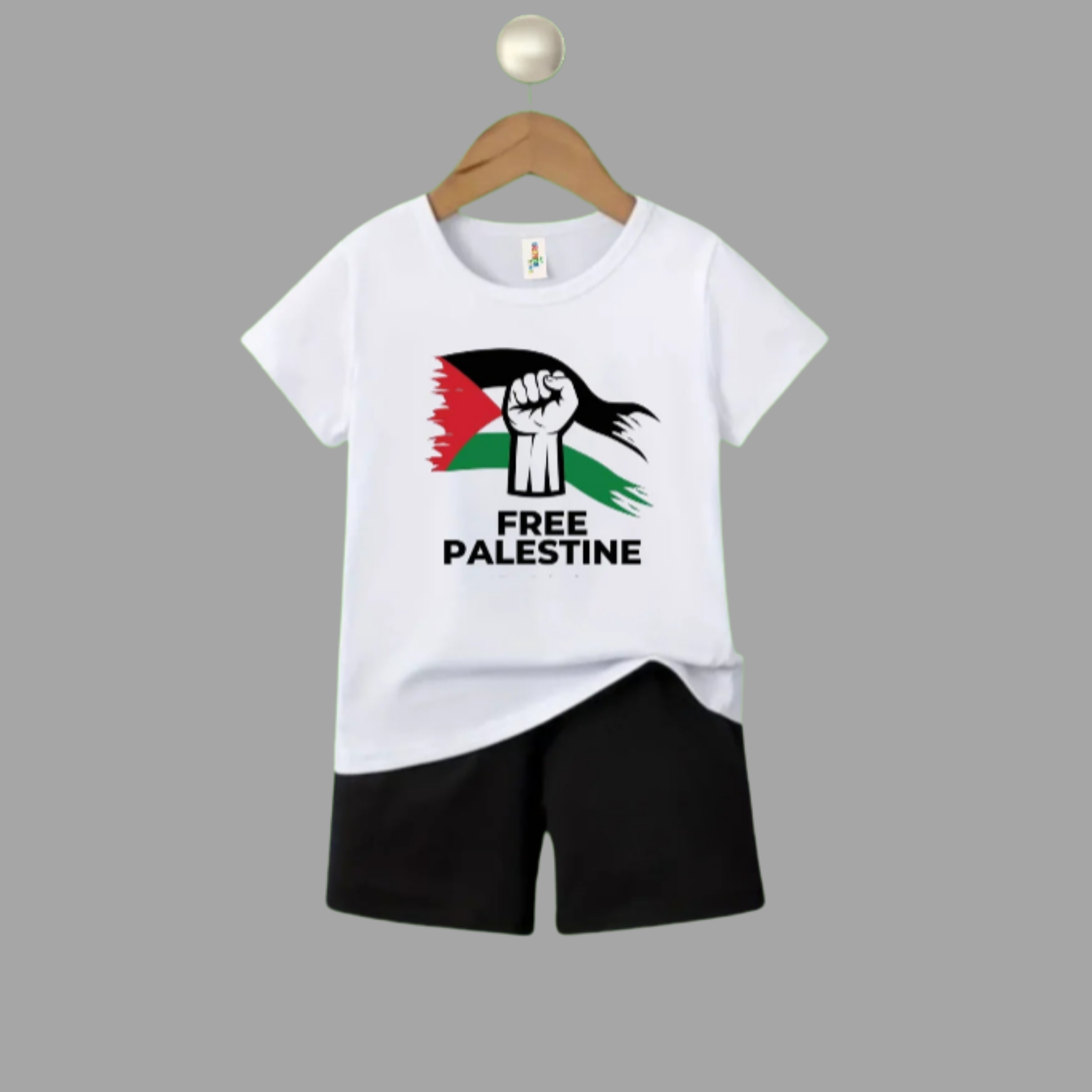 Free Palestine  T-Shirt & Pants Set