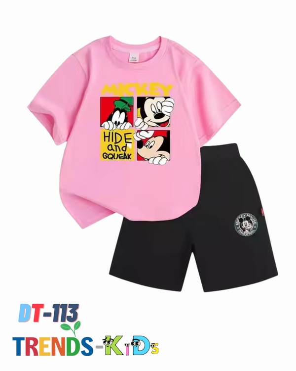 Mickey Mouse "Hide and Squeak" Kids' T-Shirt & Shorts Set