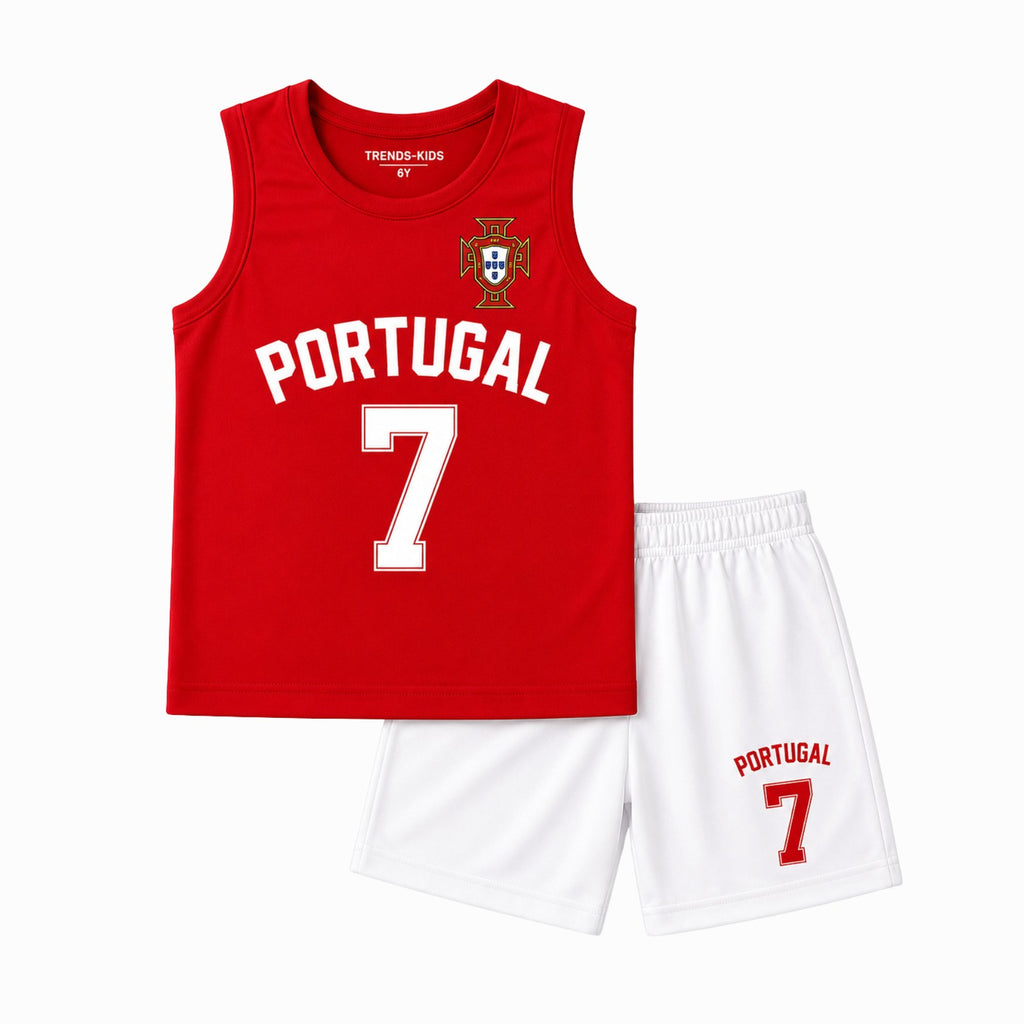 Portugal #7 Summer Sports Set for Kids – 100% Cotton