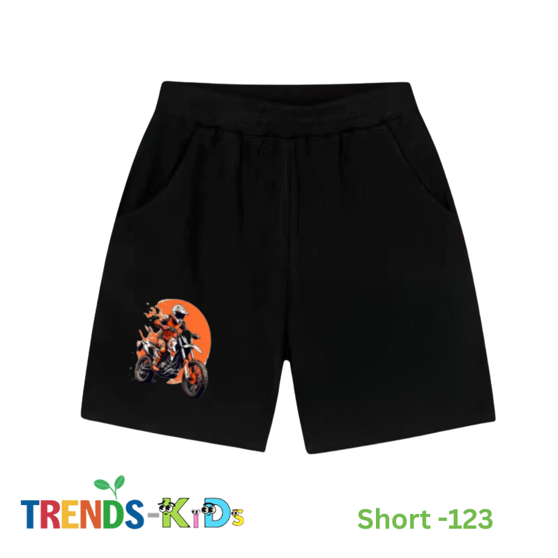 Tiny Trendsetter: Baby Black Pocket Shorts