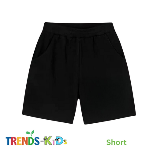"Stylish Baby Black Pocket Shorts"