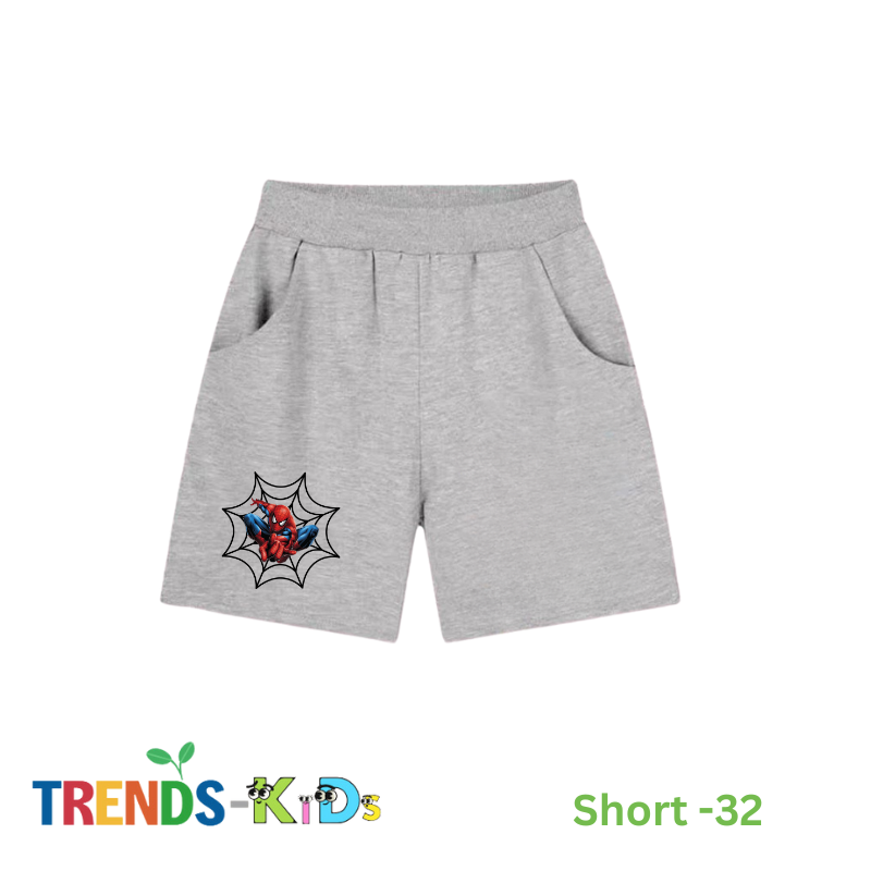 Tiny Explorer Baby Grey Pocket Shorts