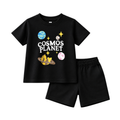 Cotton Kids T-Shirt – Cosmos Planet Space Print | Soft & Comfortable Summer Tee Set
