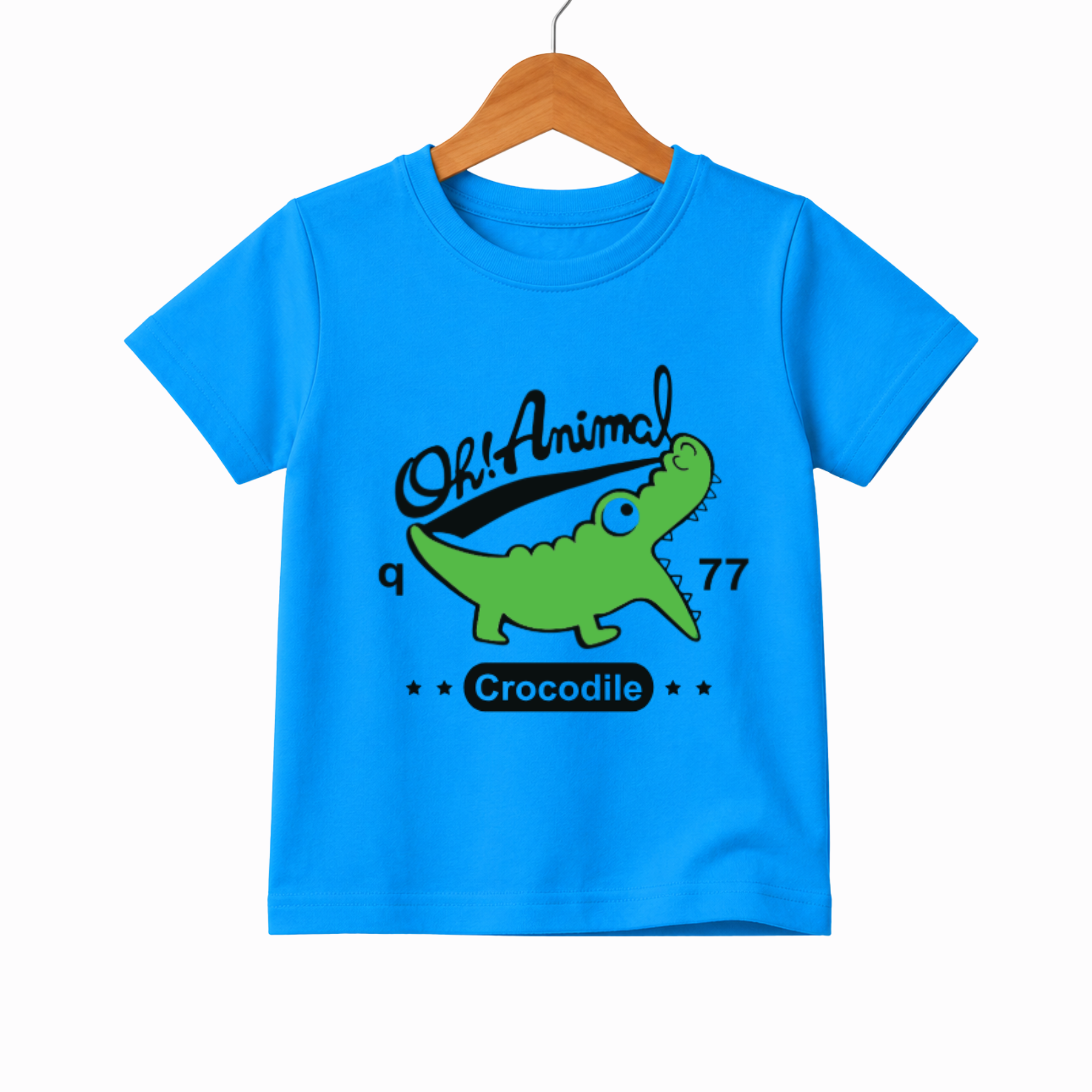 Basic Dinosaur Cartoon  Cotton T-Shirt Summer Baby and Kids Stylish Look
