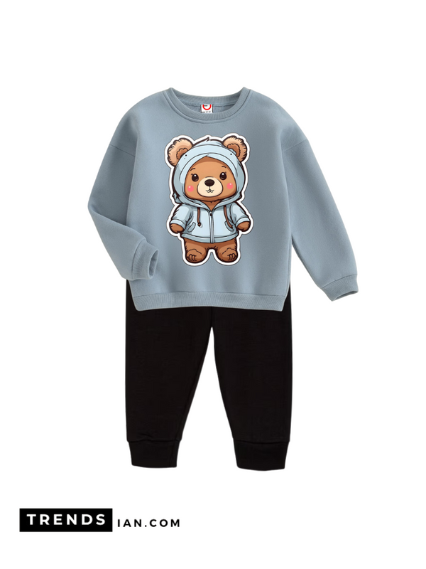 Kids Boys & Girls Sweater And Trousers Two-Piece Sets Dt8