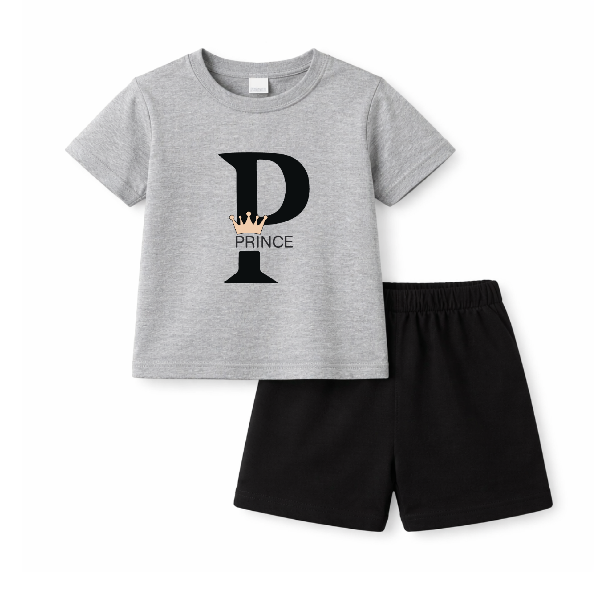 Stylish Co-Ord Set for Baby & Kids Bold T-Shirt + classic Shorts