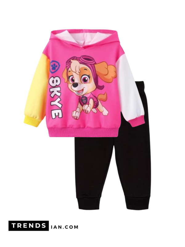 Kids  Hooded  Boys & Girls Two-Piece Sets Dt33PYW