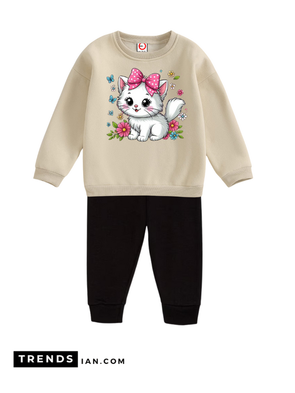 Kids Boys & Girls Sweater And Trousers Two-Piece Sets