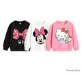 Girls Cartoon Sweatshirt Combo – adorable 3-Piece Sweatshirt Combo