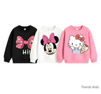 Girls Cartoon Sweatshirt Combo – adorable 3-Piece Sweatshirt Combo