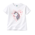 Cute Unicorn Girls T-Shirt – Premium Soft Cotton Kids Tee