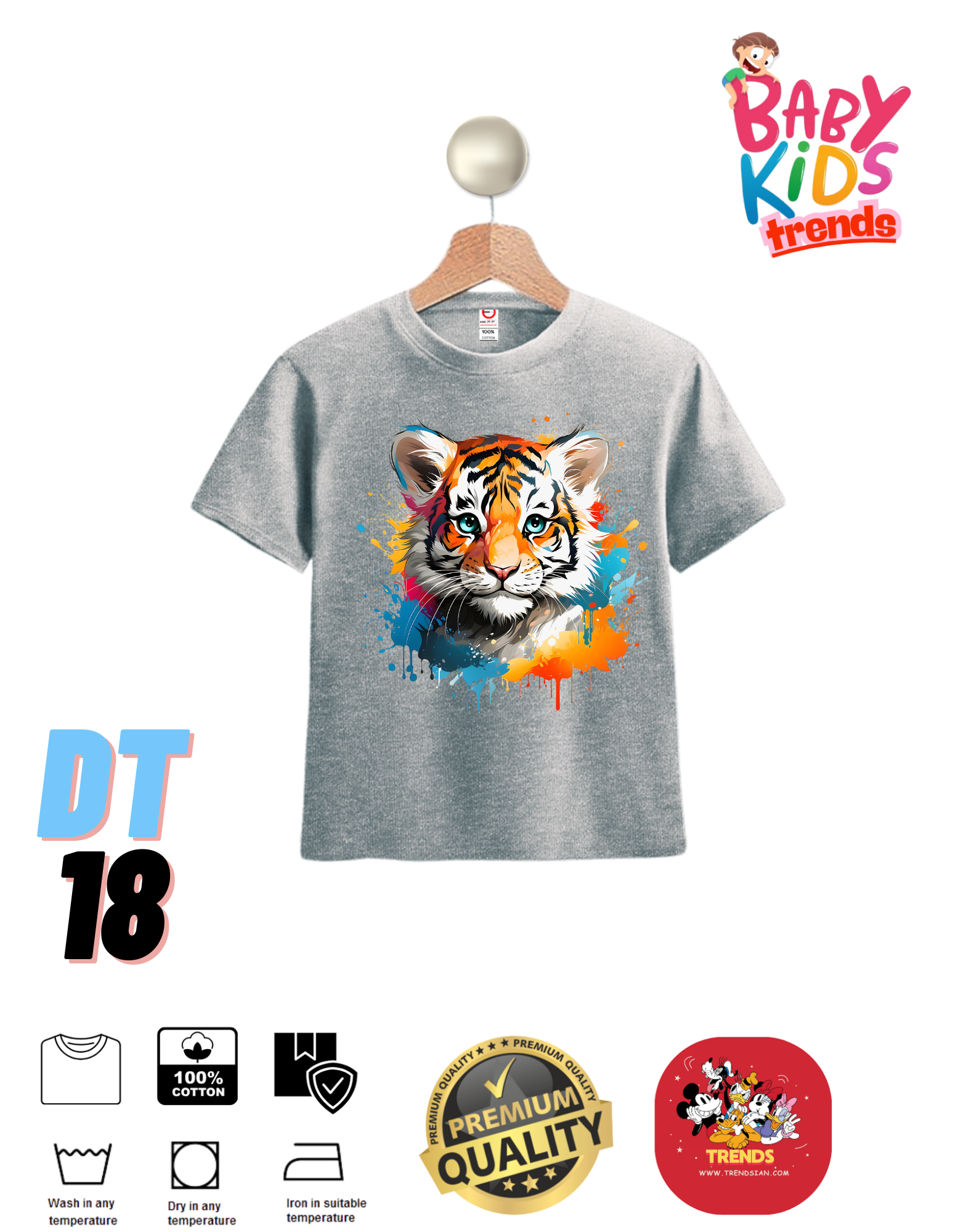 Tiger's  Baby & Kids Premium T-Shirts