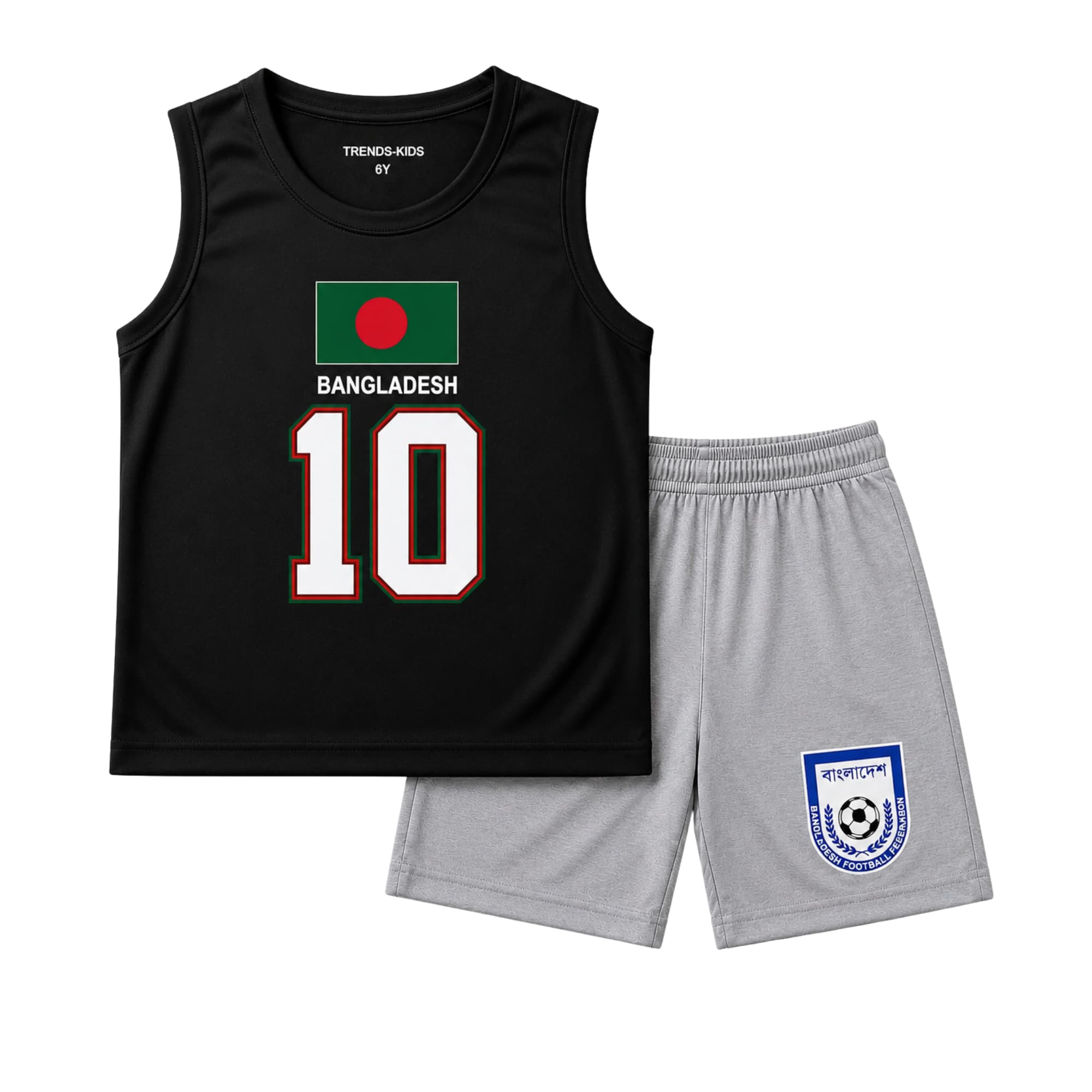 Bangladesh #10 Summer Sports Set for Kids – 100% Cotton
