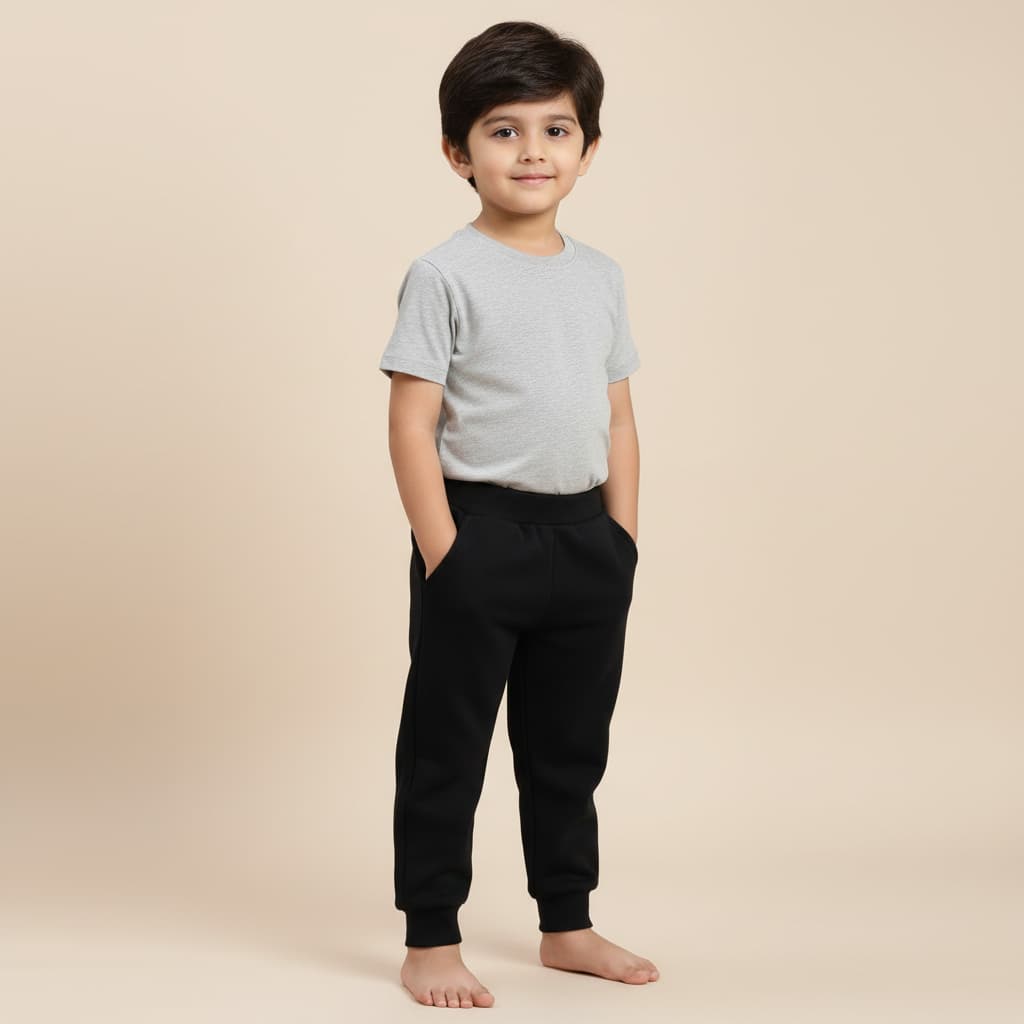 Black Joggers Pants Kids Boys & Girls