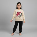 👨‍👦 Dad & Son Fist Bump  Kids Sweatshirt & Jogger Set