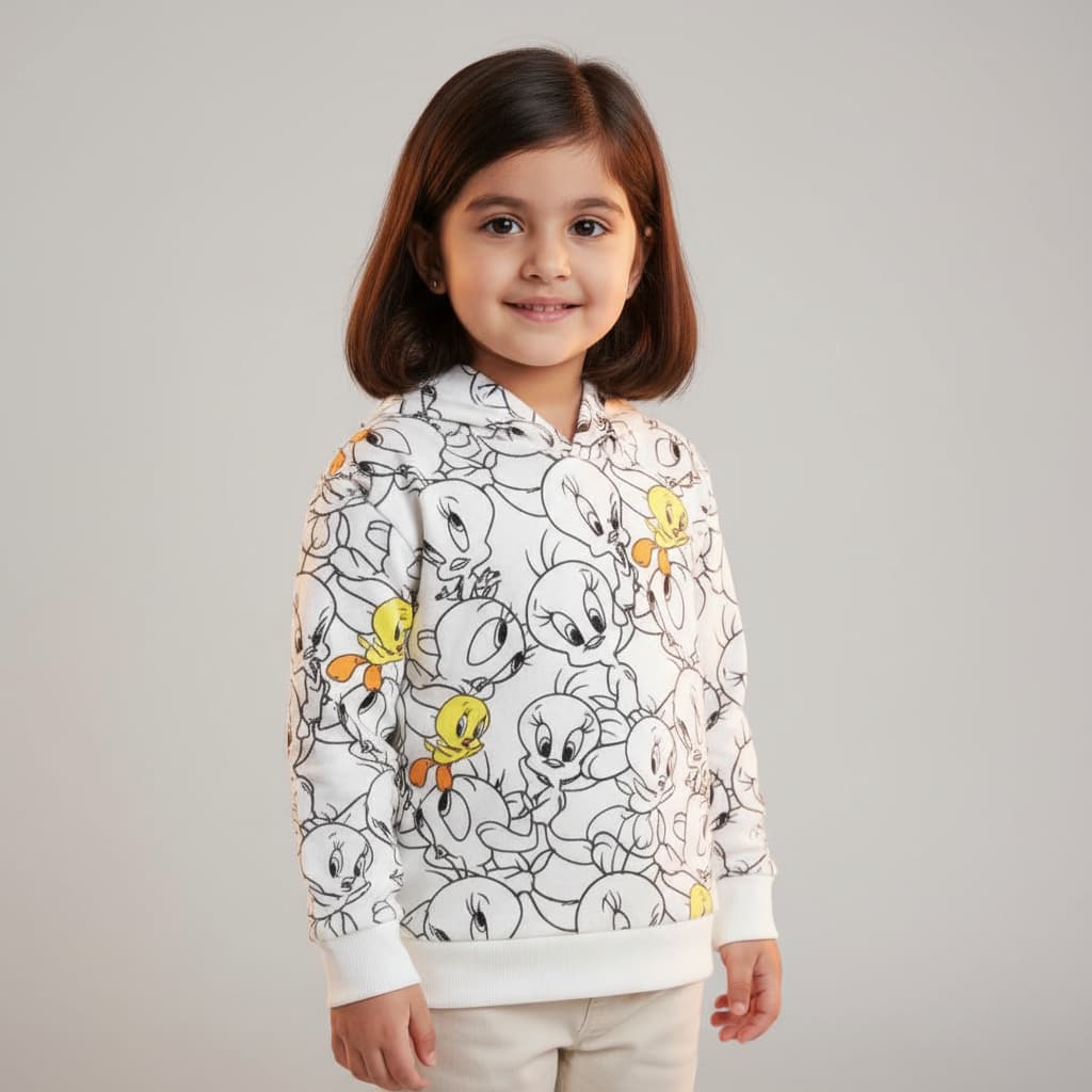 Kids Cartoon Hoodie – Soft & Cozy Winter Wear 1-2  YEARS