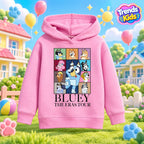 Kids Sweatshirt – Boys & Girls Black Cotton Winter Pullover (BHS-846)