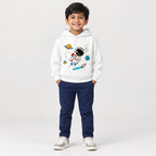 White HoodieAstronaut Kids   – Soft & Cozy Winter Wear (6M–6Y)