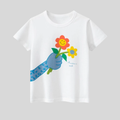 Basic Summer  T-Shirt Maintain a Smile" Floral Graphic Tee BTWF