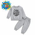 Cozy Winter Vibes Set (BHN-124) | Kids Sweatshirt & Jogger