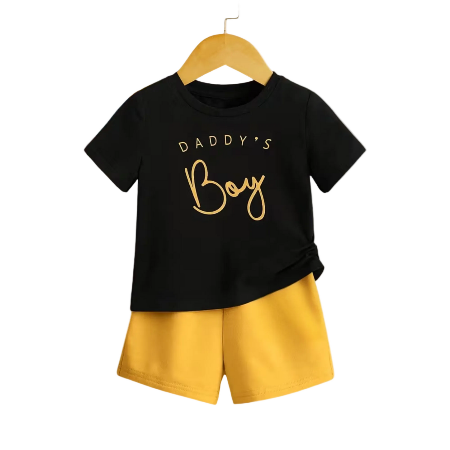 Daddy’s Boy Kids Short Sleeve T-Shirt & Shorts Set BTS51