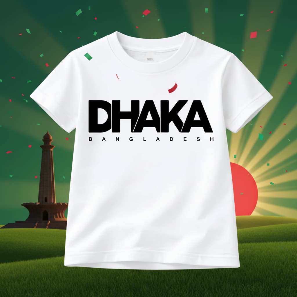 Dhaka Bangladesh Kids T-Shirt – Premium Cotton Casual Tee for Boys & Girls