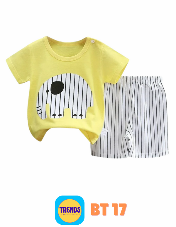 Super Soft & Playful – Cotton T-Shirt & Pants Set