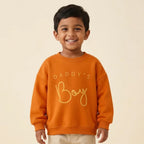 Daddy’s Pint Orange Kids Sweatshirt | Trends Kids