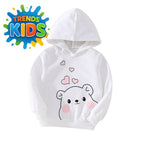 Cute Bear Print Kids Hoodie | Premium Cotton Winter Wear (6 Months–6 Years) – DT12022