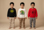 Baby and Kids– Trends-Kids Sweatshirt -Red White Black Combo 3