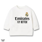 Emirates FLY BETTER White Kids Sweatshirt | Trends Kids