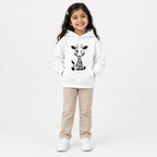 Giraffe Hooded Kids Boys & Girls Premium Quality White