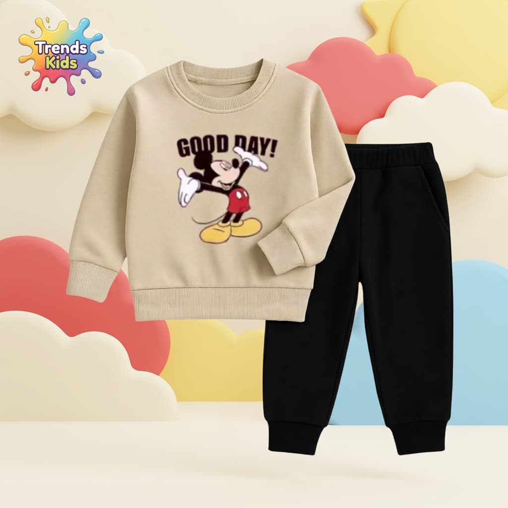 Mickey Mouse  Sweatshirt & Trousers –Good Day
