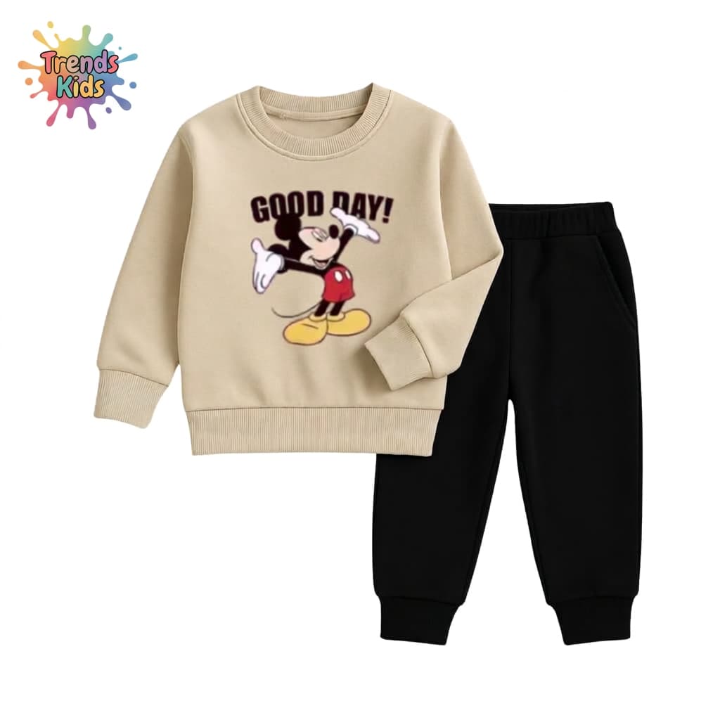 Mickey Mouse  Sweatshirt & Trousers –Good Day